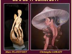foto di 32ème Salon d'été de Peinture,Sculpture,Photographie,Artisanat d' Art.Christophe Lorain, Marc Platevoet Invités d' honneur