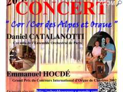 Concert "Cor d'harmonie/cor des Alpes et orgue